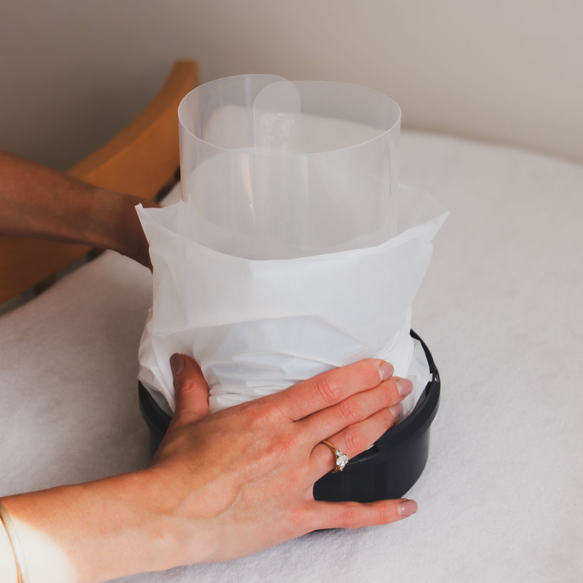 Bagaroo refill roll size comparison for Tommee Tippee Sangenic and Closer to Nature bins
