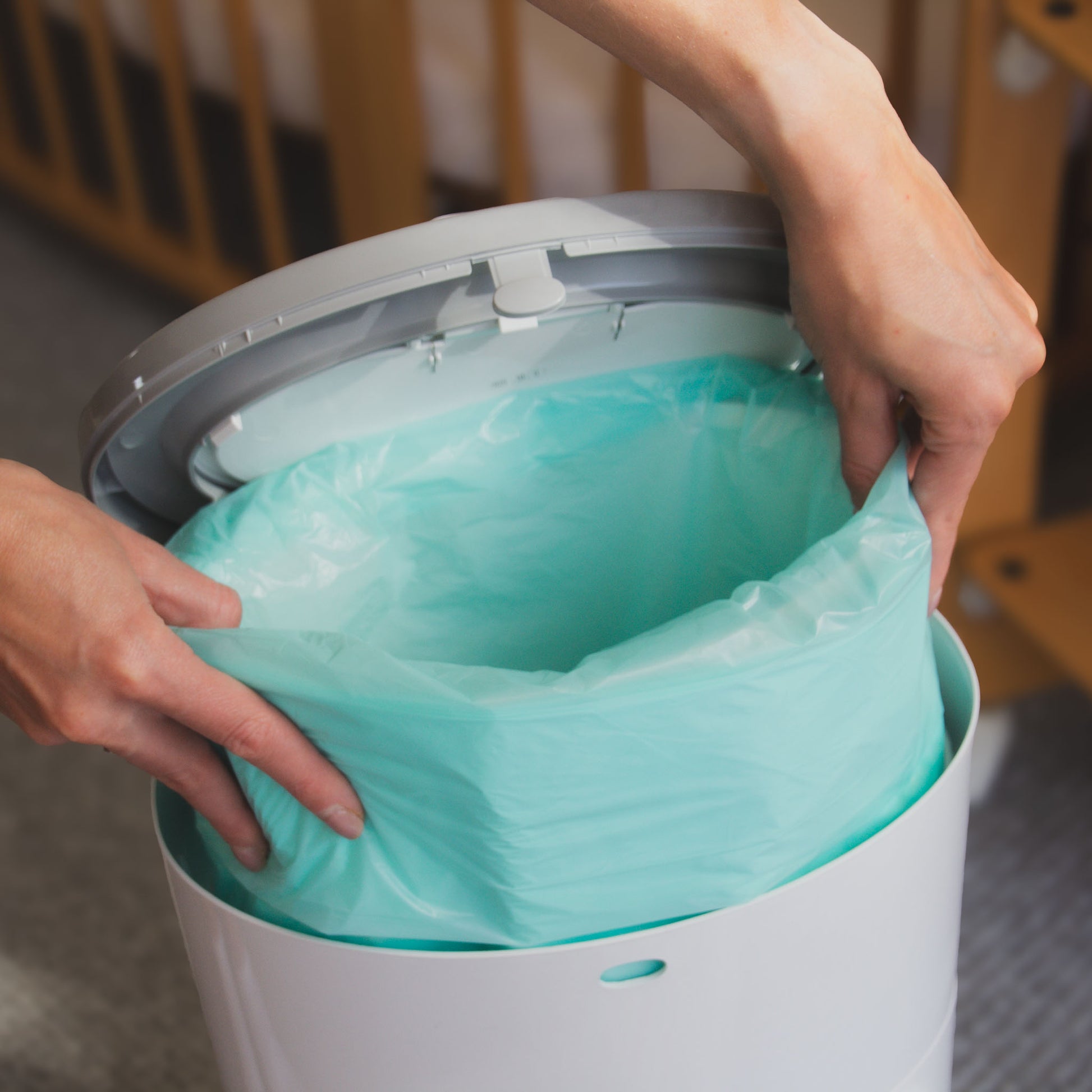 Bagaroo 16L refill rolls compatible with Korbell nappy bins, 4-pack and 8-pack packaging